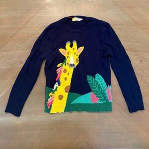 Mini Boden Giraffe Sweater 7-8Y